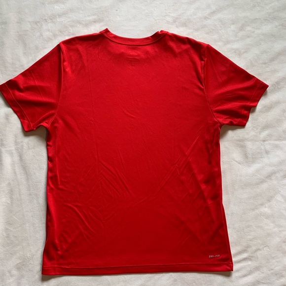 Nike Dri-Fit Mesh T-shirt Size L - Picture 2 of 3